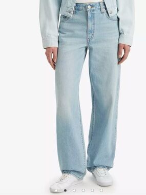 Levi’s Premium Baggy Dad Women’s Jeans Light Wash- Pick Sides 27Wx30L